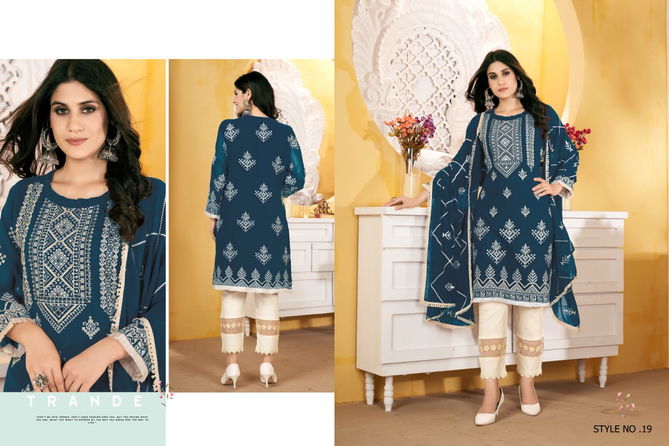 AARSH 019 Fancy Wholesale Georgette Pakistani Salwar Suit Catalog